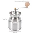 thumbnail image 2 of Manual Coffee Grinder Stainless Steel Salt and Pepper Grinder Set, Exquisite Portable Adjustable for Household Cafe (17x10x11.5cm/6.7x3.9x4.5in), 2 of 8