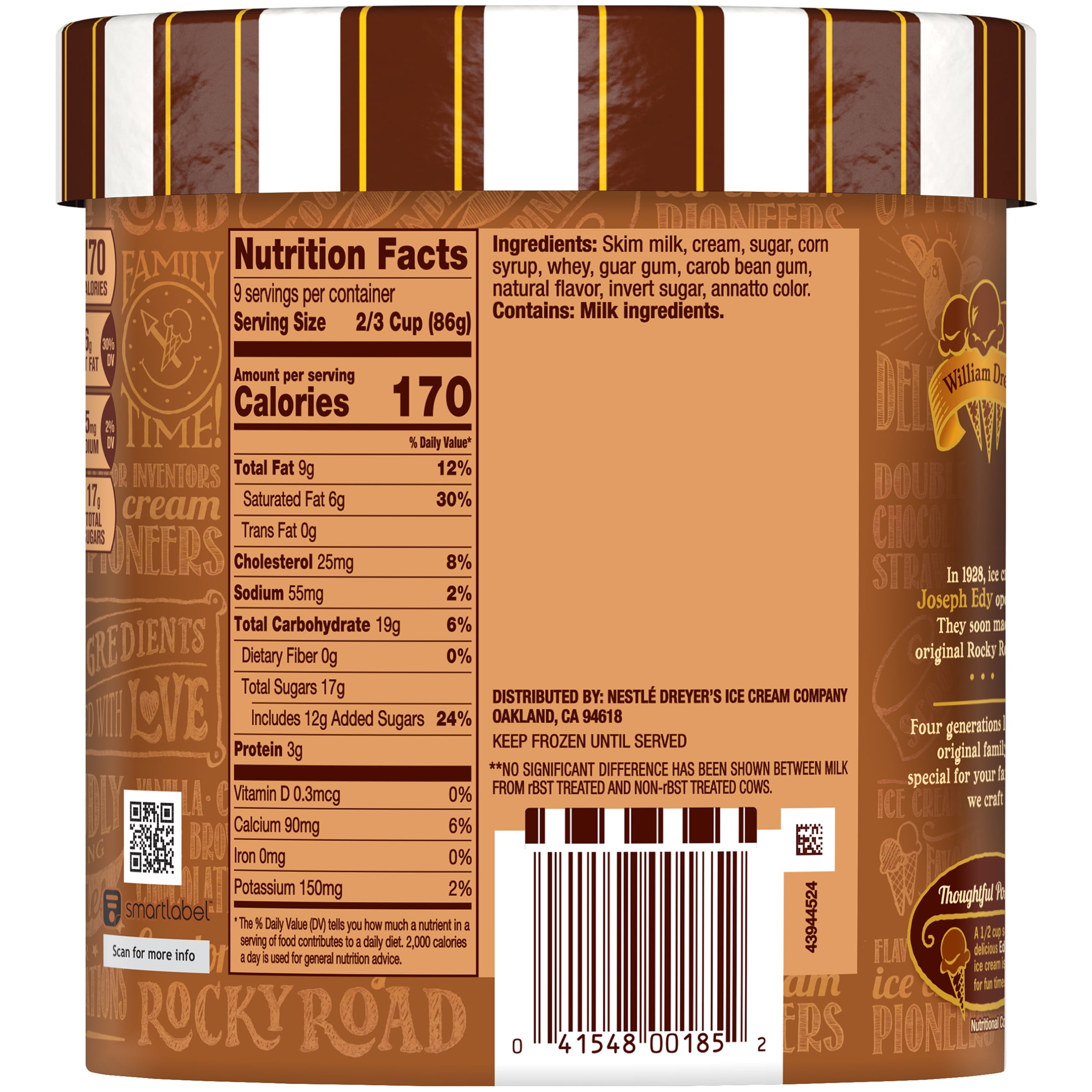 Dreyer S Ice Cream Nutrition Facts Bios Pics