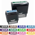 thumbnail image 1 of You're the Coolest Ice Cream Bar Popsicle Teacher Student School Self-Inking Rubber Stamp Ink Stamper - Lime Green Ink - Large 2-3/4 Inch, 1 of 7