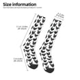 thumbnail image 5 of Haiem Retro Rooster Socks, Funny Novelty Crazy Design Cotton Socks Sports Socks Knee High Socks For Men, Women,1Pairs - Gift For Working Friends, 5 of 9