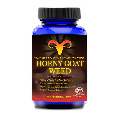 Horny Goat Weed 1000mg Extract for Advanced Libido Support (60 (Best Site For Viagra)