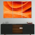 thumbnail image 3 of Antelope Canyon Orange 28 in x 36 in Painting Art Prints, by Designart Set of 3, 3 of 3