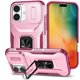 thumbnail image 1 of Funda para GANGXUN iPhone 16 Plus - Soporte metálico, Función magnética, Rosa, 1 of 5
