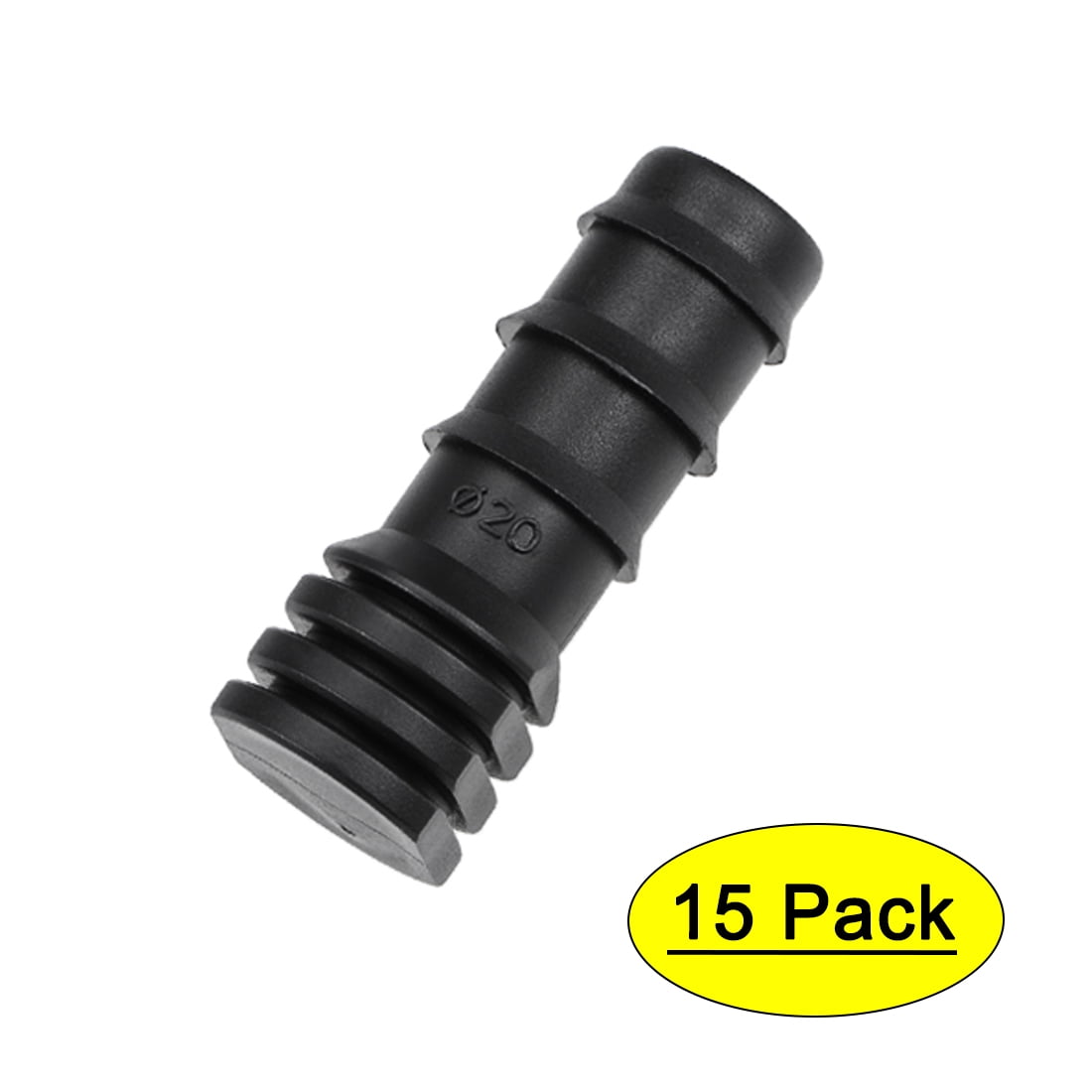 Barb Drip Pipe End Closure Cap 20PE Hose Plug Connector for Garden Agricultural Irrigation