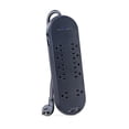thumbnail image 2 of onn. Gray Surge Protector with 10 Outlets, 3300 Joules and 2 USB Ports, 2 of 6