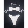 thumbnail image 1 of Microbikini Bandeau con realce para mujer, traje de baño con estampado Floral en 3D Sexy, conjunto de Bikini con Tanga para verano, 2024, 1 of 5