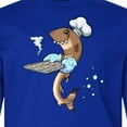 thumbnail image 4 of Inktastic Cute Cookie Cutter Baker Shark with Cookies Long Sleeve Youth T-Shirt, 4 of 5