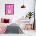 thumbnail image 3 of Stupell Industries Fun Pink Champagne Food & Beverage Painting Gold Floater Framed Canvas Art Print Wall Art, 25 x 31, 3 of 10