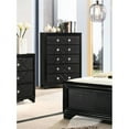 thumbnail image 4 of Penelope 5-drawer Chest Black, 4 of 6