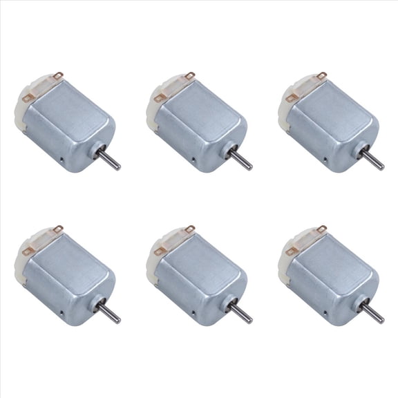 6X DC 1.5V - 3V Mini Electric Motor 18000 RPM, DIY Toy Hobby