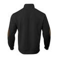 thumbnail image 4 of pstuiky camisas de manga larga para hombre, Suéter de hombre con botones, color liso, cuello alto, mangas largas y cuadrados pequeños Tops de hombre l, 4 of 6