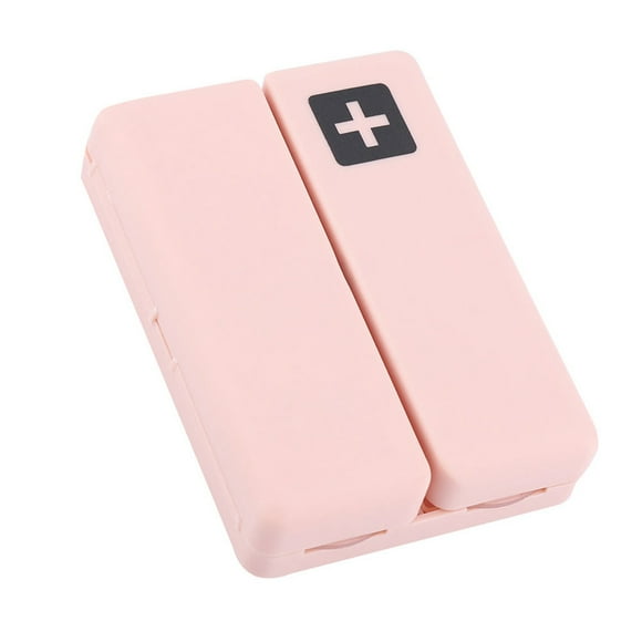 10x7x2,5 cm/3,9x2,8x1 Pulgadas Estuche para Medicamentos Portátil Magnético Organizador Plegable Pastillero Con 7 CompartoNMOS ABS PSTILLERO SEMANAL