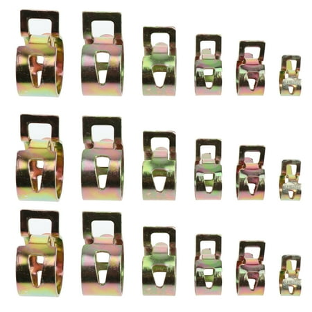 

10mm spring clip 60pcs 7mm 10mm 11mm 14mm 16mm 17mm Spring Clips Fuel Hose Line Water Pipe Air Tube Clamps Fasteners