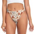 thumbnail image 1 of Fotbe Western Desert Nature Landscape Tanga Sin Costuras para Mujer con Estampado – Panties Invisibles, Transpirables y Cómodos para Uso Diario-3X-Large, 1 of 6
