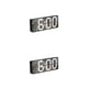 thumbnail image 3 of Reloj Despertador Digital Bewildely Termómetro Control de Voz Tipo 2 2piezas, 3 of 6