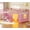 Pink, variant on Afuhokles Low Loft Bed Twin Size with Stairs and LED Lights, Loft Bed with 7 Storage Drawers and 3 Open Cubbies, White