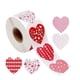 thumbnail image 1 of Glitter Stickers Red Gift Tags Book Album Paper Tape Packing Wrapping Label Heart Pattern Gift Tape Diary Sticker Tape, 1 of 2