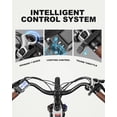 thumbnail image 4 of ACTBEST Electric Bike for Adults/Woman, Cores 27.5" Electric Bike Up to 70 Miles Long Range, with 500W Motor, 48V 12Ah Removable Battery, 7-Speed Mountain E Bike, 4 of 7