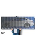 thumbnail image 4 of Window Tinting Percentage Vinyl Decal 48 Inch x 18 Inch Weatherproof Heavy-Duty Adhesive Backing | Auto Services, Sun Protection, Professional Display | Made in USA, 4 of 6