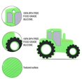 Baby Tractor Car Silicone Teether,Sensory Chew Toys,BPA Free Soft and