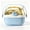 Blue, variant on Soluxeo Baby Bottle Drying Rack with Cover, Dustproof Portable Baby Bottle Storage Organizer with Removable Drain Tray, Yellow