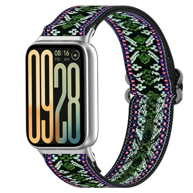 Universal Smart Sports Bracelet with Elastic Nylon Woven Band for Various Wearable Devices