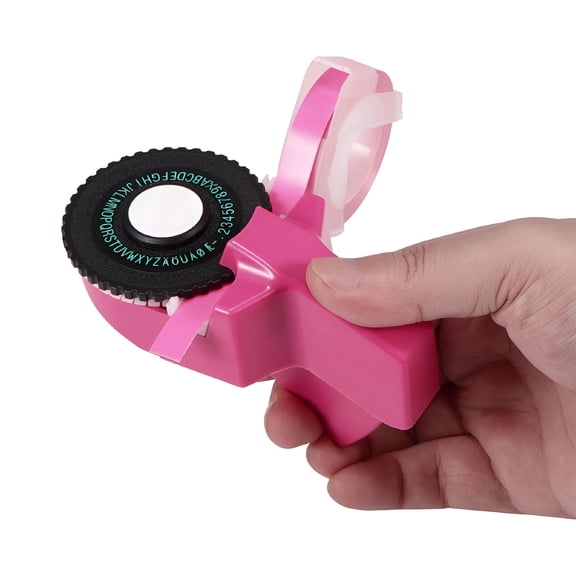 CCOCC Manual Embossing Label Maker Machine,Letter Typewriter Printer,Refill Tape,Cutting Tape Label Printer,Mini Label Printer