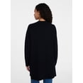 thumbnail image 4 of Time and Tru Women's Open Front Cardigan Sweater with Long Sleeves, Sizes XS-XXXL, 4 of 6