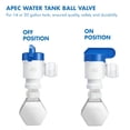thumbnail image 3 of APEC Water Systems Tank Ball Valve (3/4"" NPTF 3/8"" Output), 3 of 4