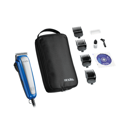 Andis Easy Clip Ultra Adjustable Blade Pet Clipper Kit, 10 Pieces