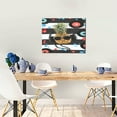 thumbnail image 5 of Lsque Pineapple With Black Glasses Print Wall Art – Decorative Picture for Living Room, Bedroom, and Office (Horizontal), 5 of 6