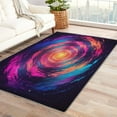 thumbnail image 1 of Galaxy Area Rugs for Bedroom Living Room - 4x6 ft - Colourful Carpet for Home Decor - Starry Sky Patterned Decorative Indoor Large Rug - Washable & Soft & Non Slip & Low Pile (ZF&8461), 1 of 7