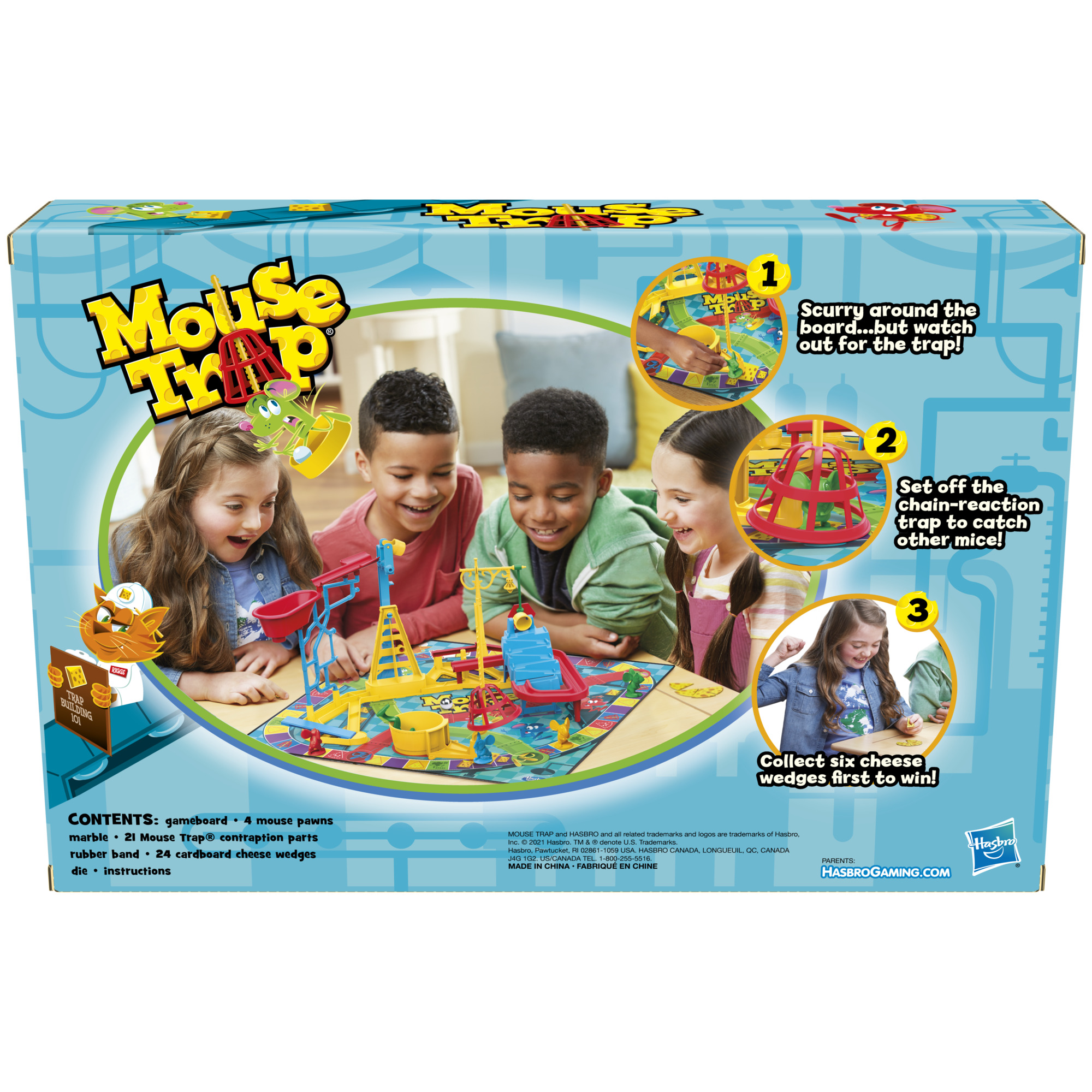 Mouse Trap Classic Board Game, Ages 6+ photo 3