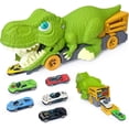 thumbnail image 1 of Dinosaur Eat Car Transport Truck Transporter Gift Toys,Monster Trucks for 4-7 Years Old Boys,Dinosaur Toys for 3-5 Years Old Children, 1 of 4