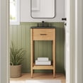 thumbnail image 4 of Zaire Bathroom Vanity in Natural Black, 4 of 9