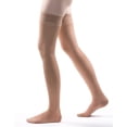 thumbnail image 3 of Allegro 20-30mmHg Essential 8 Sheer Thigh High Closed Toe Hose, Fawn, Large, 3 of 5