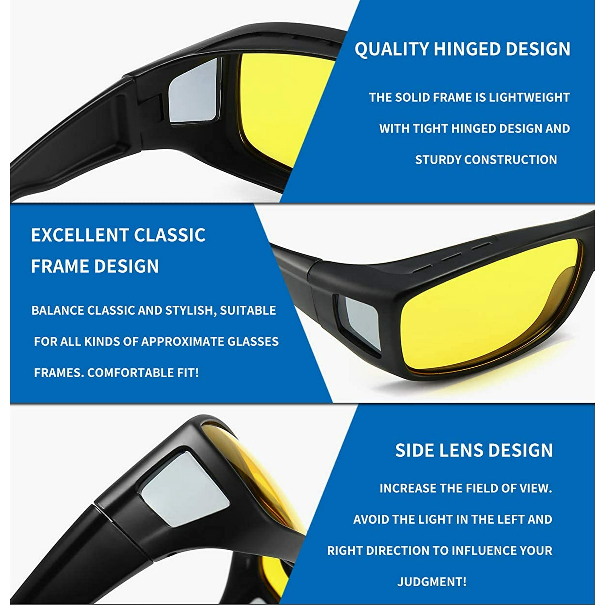 Night Driving Glasses Anti Glare Polarized HD Night Vision Glasses
