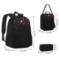 thumbnail image 2 of Balery Sparkling Pink Night Sky Mochila Escolar 3 en 1 para Niños - Mochila Resistente con Lonchera Térmica y Estuche - Mochila Escolar para Niños y Niñas, 2 of 7