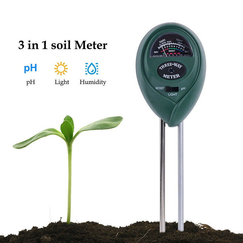 3 in1 Soil Tester Water PH Moisture Light Test Meter Plant Seeding Kit F Y7D4 