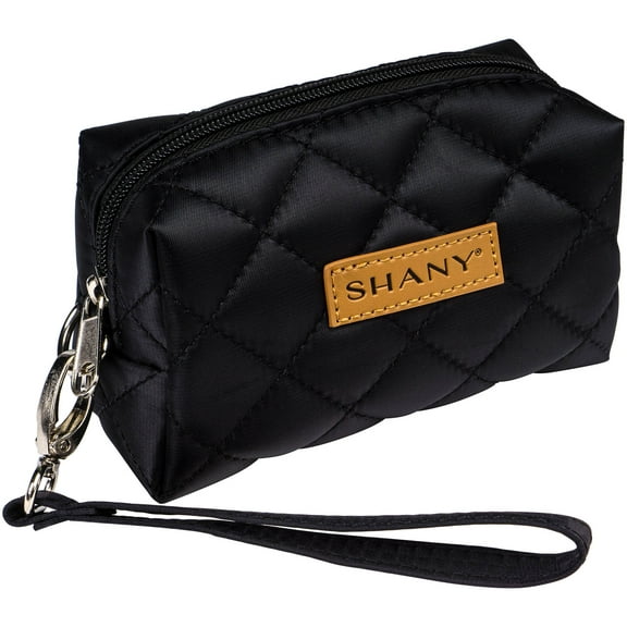 SHANY Limited Edition Travel Makeup Bag Cosmetics Tote Bag Make Up Organizer Women Purse for Toiletries,  Black