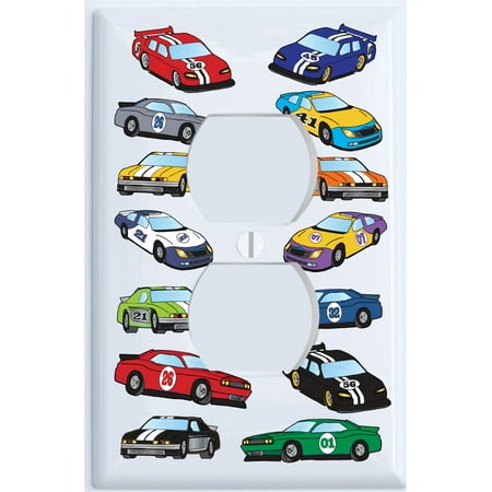 Stock Race Car Light Switch Plate Covers And Outlet Covers Race
