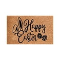 thumbnail image 1 of Tapis d'Entrée Lapin de Pâques pour Porte d'Entrée, Tapis Intérieur Extérieur, Décorations des Fêtes, 1 of 8