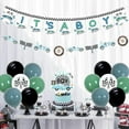 thumbnail image 3 of Race Car Baby Shower Decorations for Boy It’s A Boy Banner Race Car Garland Race Car Cake Decorations Blue Race Car Balloons Vintage Blue Race Themed Racing Car Baby Shower Party Supplies, 3 of 6