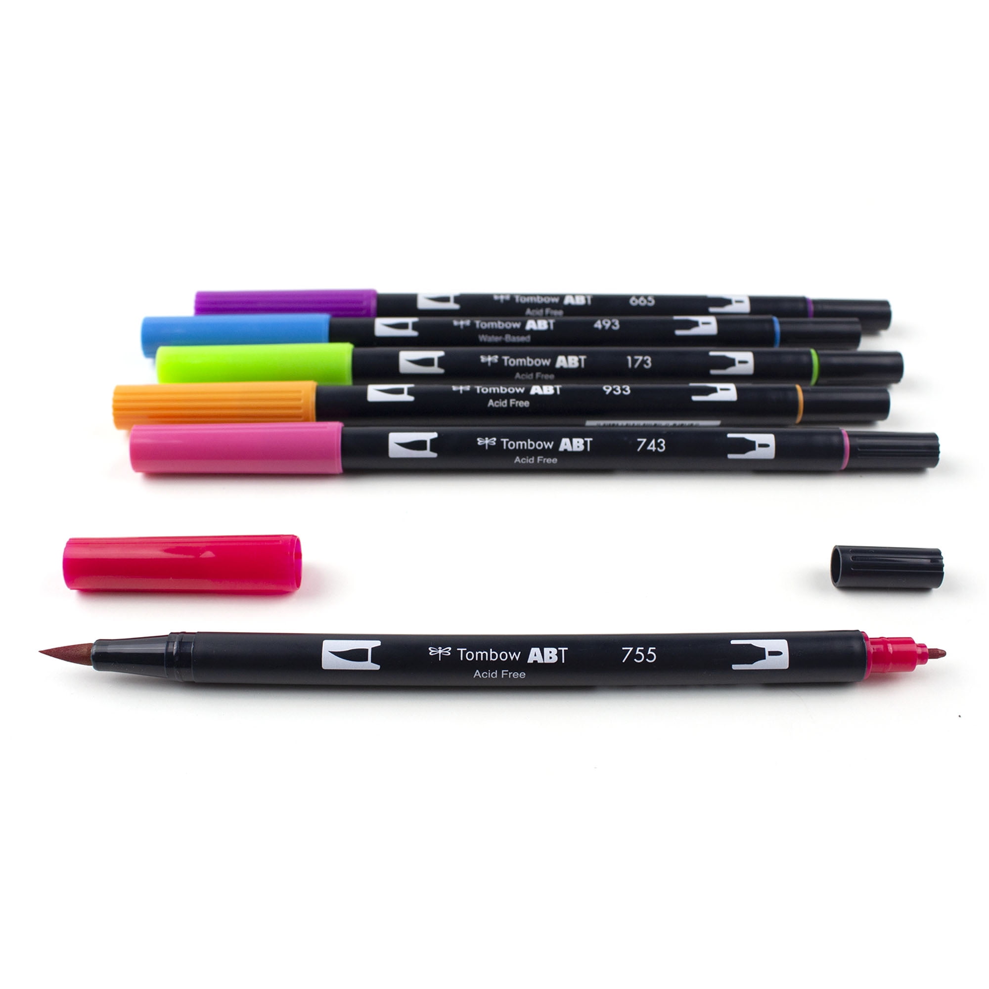 Dual Brush Pen Art Markers: Bright - Home