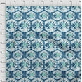thumbnail image 4 of oneOone Cotton Flex Dark Blue Fabric Geometric & Floral Shibori Sewing Material Print Fabric By The Yard 40 Inch Wide, 4 of 4