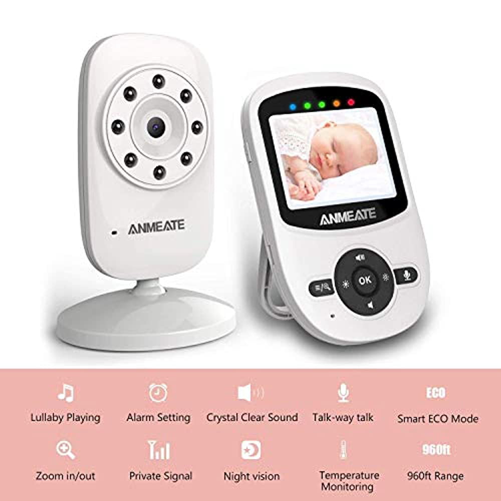 Babysense Video Baby Monitor with 2 Digital Cameras Infrared Night Vis –  AJMartPK