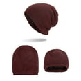 thumbnail image 3 of Luxalzxs Winter Beanie Hats for Men Knit Fleece Lined Warm Thick Baggy Slouchy Skull Cap, 3 of 3