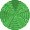 thumbnail image 1 of Ahgly Company Tapis Rond Lavable en Machine Intérieur Transitionnel Vert Lime, 3 Pieds Rond, 1 of 7