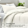 thumbnail image 2 of Bare Home Goose Down Alternative Comforter Set - 2 Piece Set - Twin/Twin XL, Cream, 2 of 7