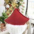 thumbnail image 3 of Fundas de almohada navideñas ZWJD, juego de 2 cojines de 18 x 18 con flecos, elegantes fundas de cojín cuadradas decorativas de algodón para sofá, sofá, cama, sala de estar, granja, decoración bohemio, 3 of 7